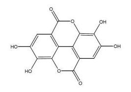 Ellagic Acid Chemical formula